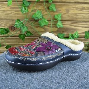 Laura Vita Capucine Women Slip-On Shoes Multicolor Leather Slip On Size 41 Med